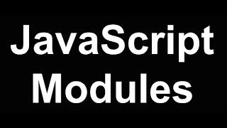 JavaScript Modules amp Build Tools [upl. by Miki]