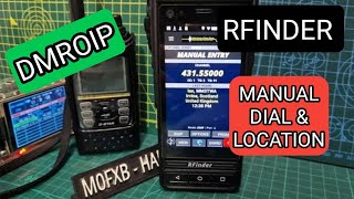 RFinder  Manual Entry amp DMROIP V121Beta 29 [upl. by Hareemas]