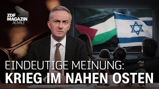 Eine Diskursanalyse Wie Deutschland über den Krieg im Nahen Osten redet  ZDF Magazin Royale [upl. by Natsyrk]