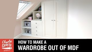 How to Make a Fitted Wardrobe out of MDF [upl. by Atidnan818]