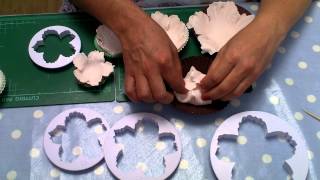 How to make an easy Peony Flower by Le Beau Cake [upl. by Aicemak737]