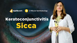 Keratoconjunctivitis Sicca  2Minute Ophthalmology  Medical Video  VLearning [upl. by Navad]