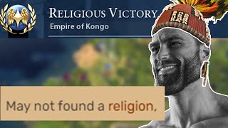 I Won A Religious Victory Without A Religion In Civilization 6 [upl. by Elletnahc971]