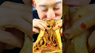 Which part of a cow is a beef omasum mukbang asmr eatingchallenge viral [upl. by Donahue]