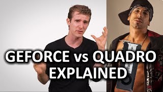 GeForce vs Quadro as Fast As Possible [upl. by Knah]