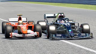 The Two FASTEST ERAS In F1 History  F2004 VS W11 [upl. by Enamrahs]