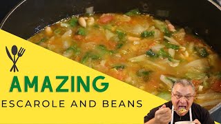 How To Make Escarole And Beans [upl. by Kantos]