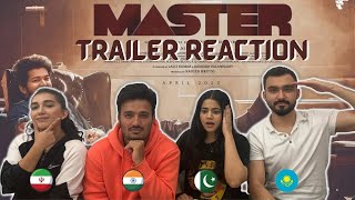 Master Trailer REACTION  Thalapathy Vijay  Vijay Sethupathi  Amazon Prime  Foreigners React [upl. by Raychel]