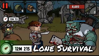 Surpassing 12 minutes on the LONE SURVIVAL on Zombie Age 3 Premium Rules of Survival [upl. by Bollay490]