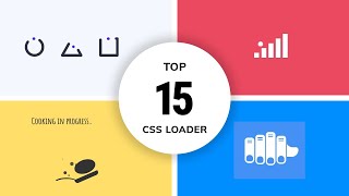 CSS Preloaders  15 Stunning CSS Loading Animation examples for your website [upl. by Darcia988]