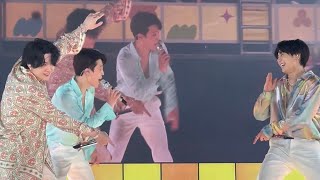 4K 220416 Butter BTS Fancam Permission to Dance PTD On Stage Las Vegas Concert Live 방탄소년단 [upl. by Elag93]