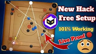 Carrom pool new hack 😱 all devices working autoplay hack  live proof Free setup  100 Working [upl. by Ahsytal48]