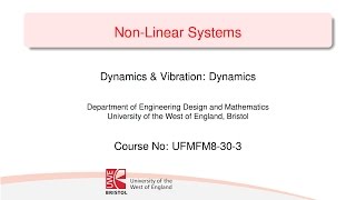 Dynamics and Control 81 Energy and Lagranges Equation [upl. by Yerhpmuh]