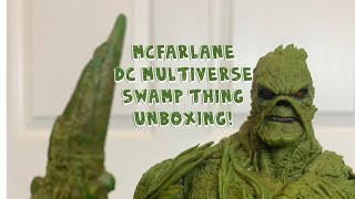 MCFARLANE DC MULTIVERSE SWAMP THING UNBOXING [upl. by Annel]