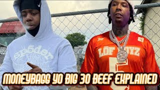 Big 30 amp Moneybagg Yo Beef Explained After the 2 Have A Heated Exchange amp Diss Songs [upl. by Anirbys]