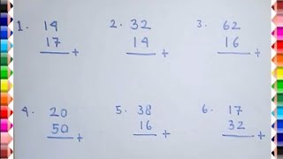 BELAJAR MATEMATIKA PENAMBAHAN BILANGAN PULUHAN UNTUK ANAK  ANAK [upl. by Jacquelynn592]