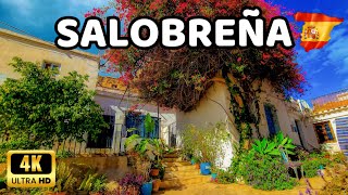 🇪🇦4K SALOBREÑA  The Most Beautiful White Villages in Andalucía Spain  Pueblos Mágicos de España [upl. by Steffane748]