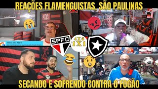 REAÇÕES FLAMENGUISTAS TRICOLORES em SÃO PAULO 14 x 15 BOTAFOGO na LIBERTADORES  VAMOS RIR [upl. by Onifur]