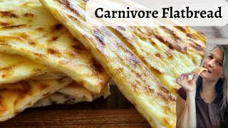 Carnivore AND Keto Flatbread  make it with only 3 INGREDIENTS [upl. by Sebastien439]