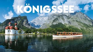 königssee  The most beautiful lake of Germany  4K Walking  Bavaria [upl. by Anjela263]