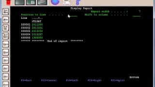 AS400 Query Tutorial  Julian Date [upl. by Aehsal]
