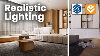 Realistic Interior Lighting with Enscape for Sketchup [upl. by Sharma]