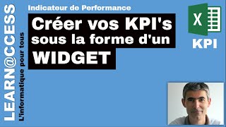 Excel  Créer et Copier vos Indicateurs de Performance Widget [upl. by Johen]