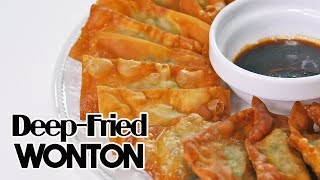 My Mother’s Easy DeepFried Wonton Recipe [upl. by Jala]