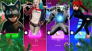 CARTOON CAT BAD KARMA vs HARLEY QUINN LADY GAGA vs CAMERAMAN SKIBIDI TOILET v TOCA TOCA ANIME DANCE [upl. by Matteo]