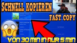 Fortnite Update PS 4 schnell kopieren Fast Copy PS4 Update [upl. by Rice]