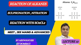 Sulphonation ampVapour phase nitration of alkanes [upl. by Sioled276]