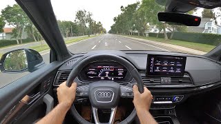 2022 Audi SQ5 Sportback S Sport POV Test Drive 3D AudioASMR [upl. by Yrrot746]