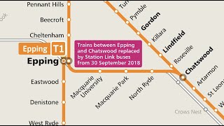 History  EppingChatswood Rail Link Sydney Trains [upl. by Blunk495]