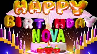 Nova Happy Birthday Song  Happy Birthday To You nova happy birthday toyou love [upl. by Batsheva585]