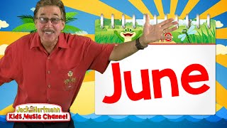 Its the Month of June  Juneteenth  Calendar Song for Kids  Jack Hartmann [upl. by Wenoa458]