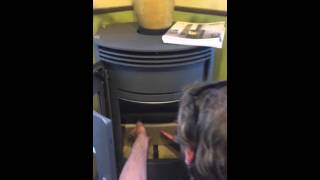 Rais Wood Stove Baffle Installation [upl. by Elleined]