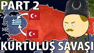 Kurtuluş Savaşı  Part 2  Harita Üzerinde Hızlı Anlatım [upl. by Anival]