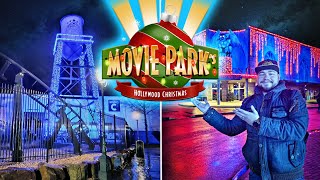 MOVIE PARK Christmas Vlog Dezember 2023  ERSTER BESUCH ALS NORMALER GAST  Movie Park Germany [upl. by Sacken]