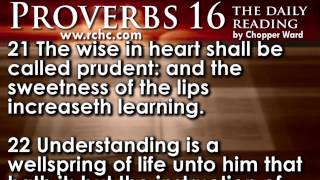 Proverbs Chapter 16 • The Daily Reading with Chopper Ward [upl. by Sible]