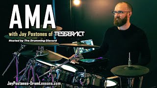 AMA  Jay Postones TESSERACT hosted by The Drumming Discord [upl. by Asined877]