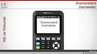 TI84 Plus CET Examenstand Aan [upl. by Phox]