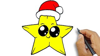 How to draw Christmas stuff draw so cute  Simple Drawings For Beginners [upl. by Owades163]