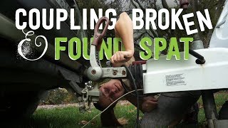 Caravan Coupling Broke amp Wheel Arch Pieces Found [upl. by Eilliw]