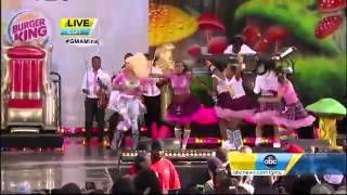 Nicki MinajSuper Bass Live at Good Morning America [upl. by Adriell681]