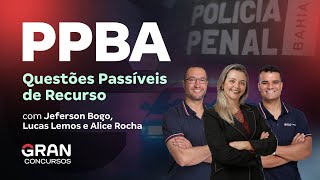 Concurso Polícia Penal BA Questões Passíveis de Recurso [upl. by Llerdnad]