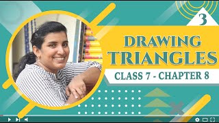 Class 7  MATHS  Chapter 8  DRAWING TRIANGLES  Part 3  KERALA SCERT  Kite Victers  AIMY MATHEW [upl. by Atteynot]