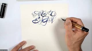 Opere calligrafiche eseguite con Fude pen [upl. by Lamberto]