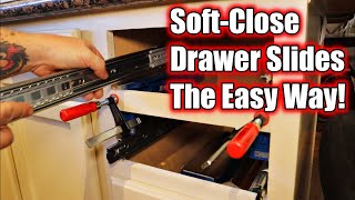 Use THIS When Installing Soft Close Drawer Slides  Full Extension Drawer Slides  USE THIS TOOL [upl. by Nemracledairam410]