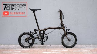 Brompton Black Lacquer  Part 3  Ridea Caliper and Lever DIY Installation  781 Project [upl. by Ecirtaeb225]