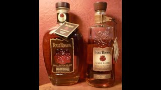 Whiskey Review 280 Four Roses Single Barrel vs Small Batch Select Bourbon [upl. by Suiluj]